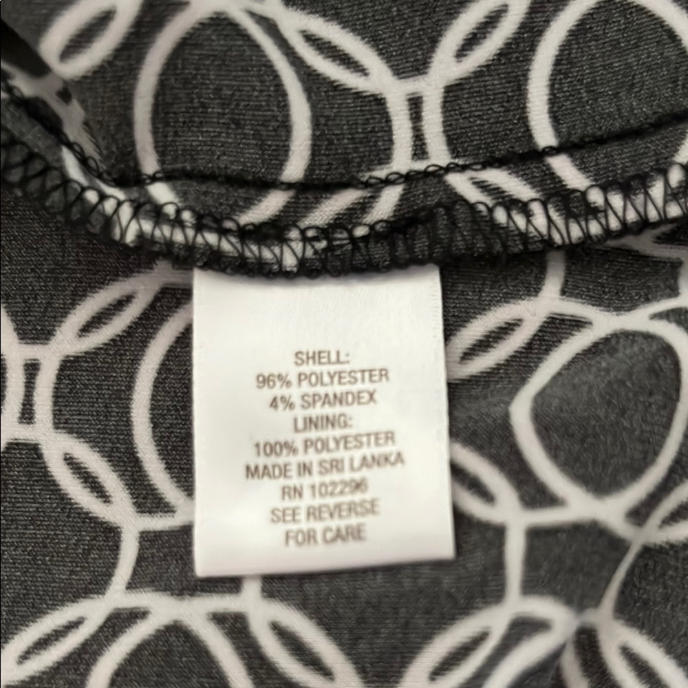 Dress Barn Black and White Sleeveless Sheath Dress - Picture 7 of 8